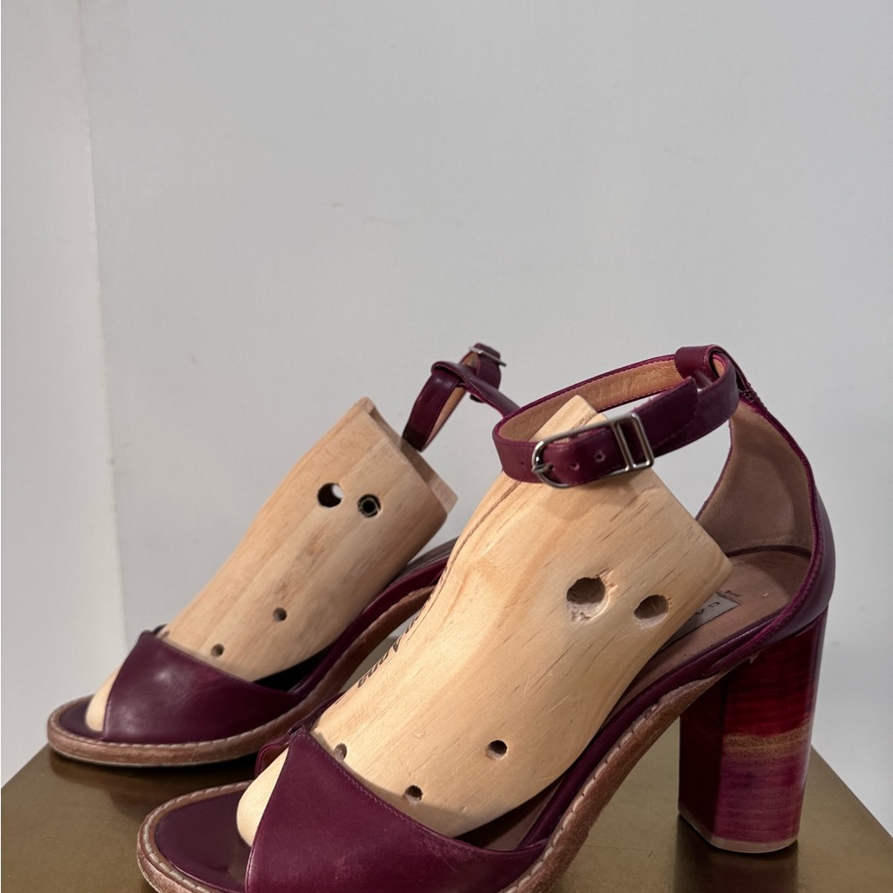 Gabriela Hearst Burgundy Sandals
